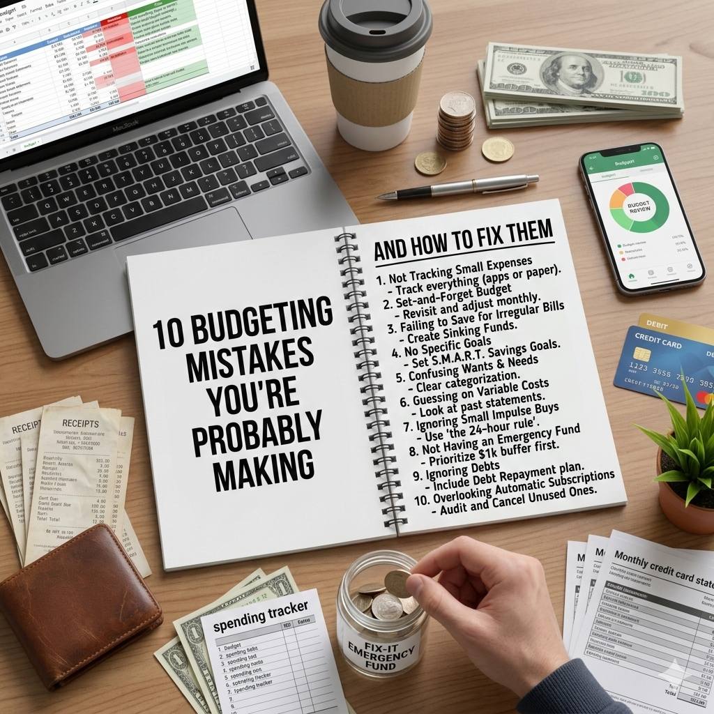 10 Budgeting Mistakes You’re Probably Making(And How To Fix Them)