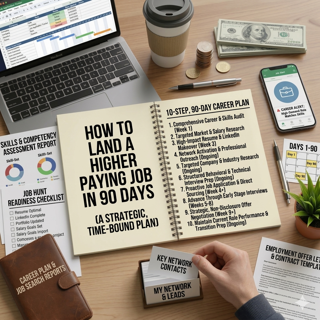 How To Land a Higher Paying Job in 90 Days