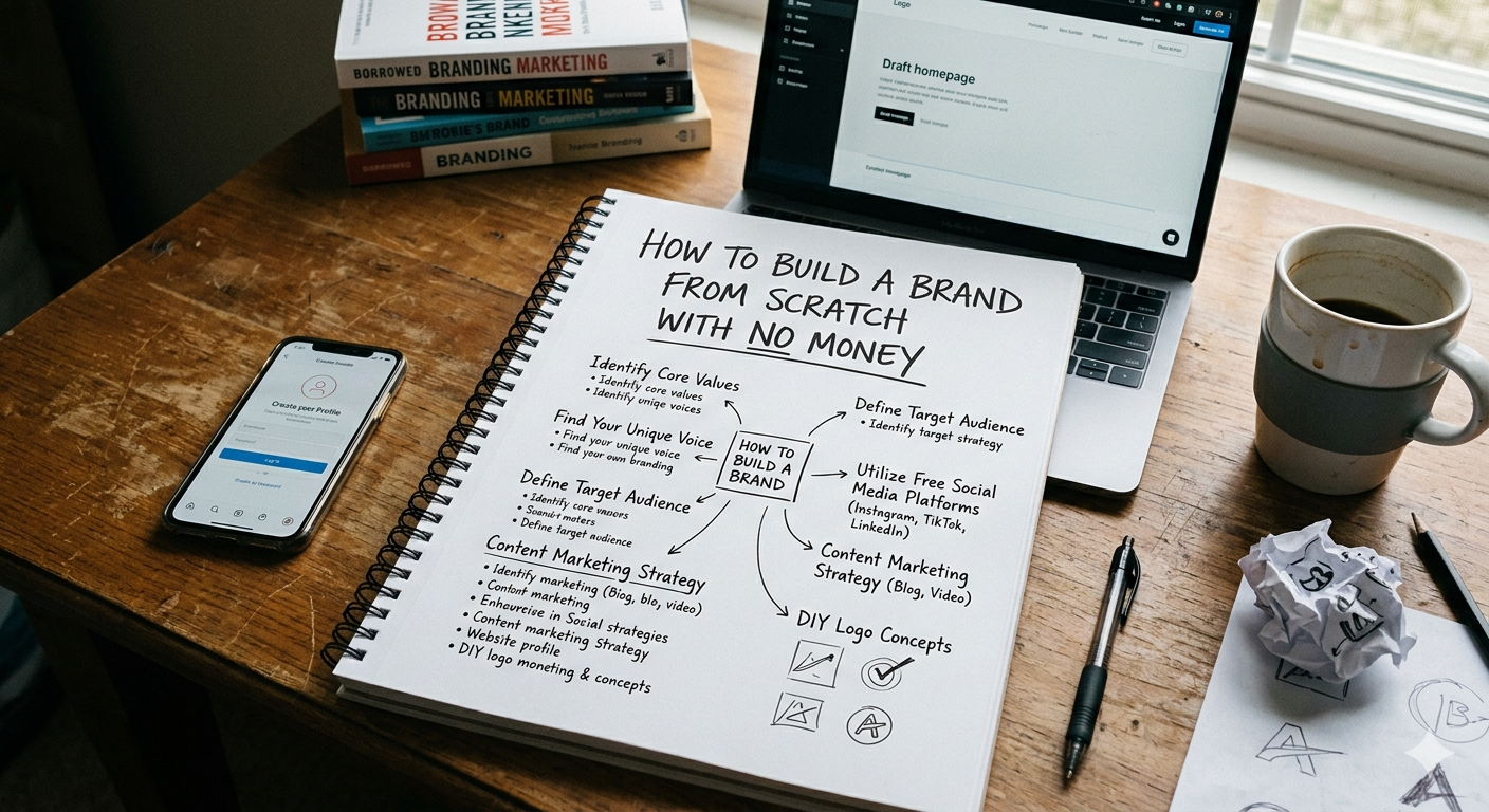 How to Build a Brand From Scratch With No Money